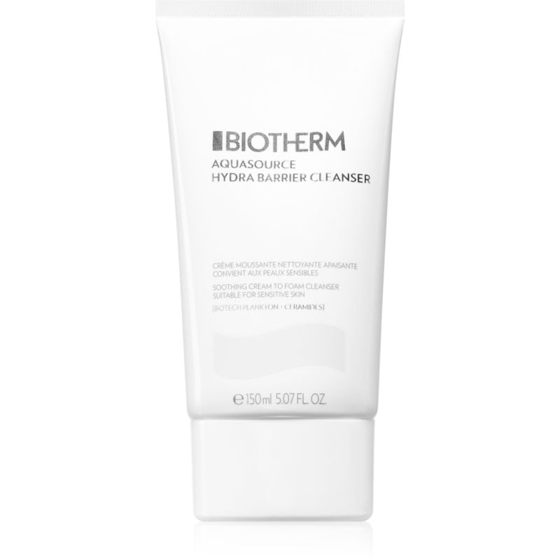 Biotherm Aquasource Hydra Barrier Cleanser почистващ гел за лице