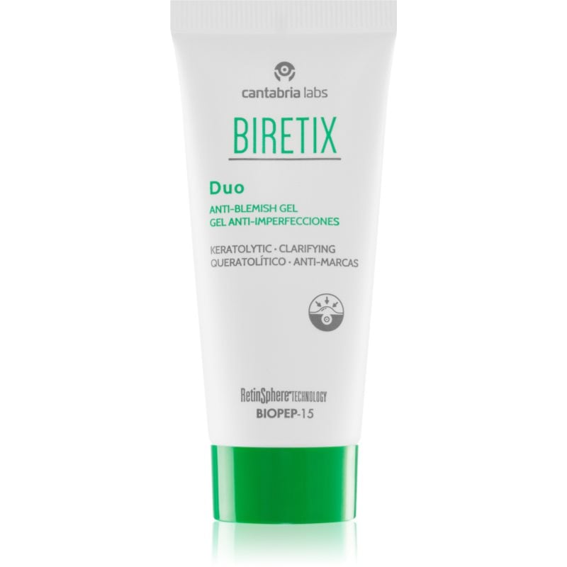 Biretix Treat Duo Anti-Blemish Gel коригираща възстановяваща антирецидивна грижа против несъвършенства на кожата и следи от акне