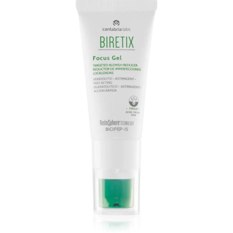 Biretix Treat Focus Gel хидратиращ и успокояващ гел за мазна кожа склонна към акне