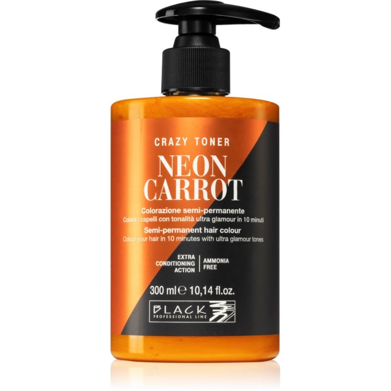 Black Professional Line Crazy Toner цветен тонер Neon Carrot