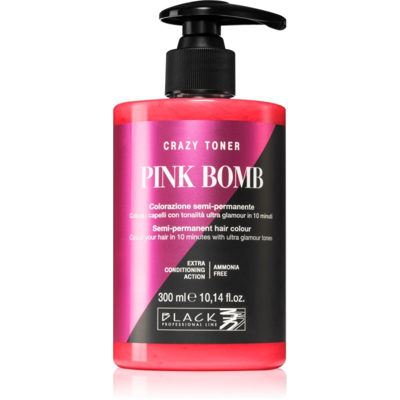 Black Professional Line Crazy Toner цветен тонер Pink Bomb - Грижа за коса - Сравни цени от 1 магазин с безплатна доставка