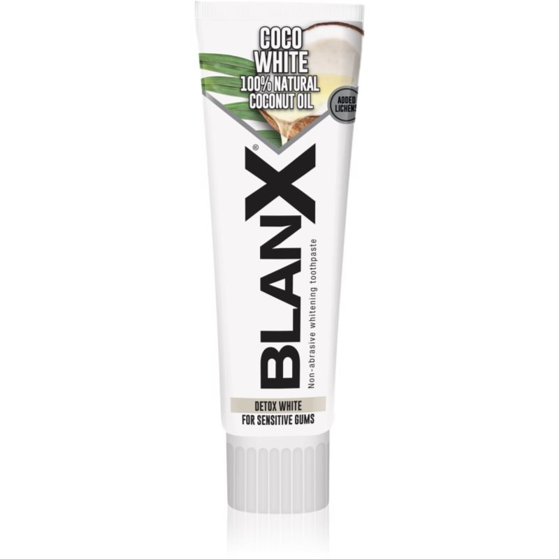 BlanX White Detox Coconut избелваща паста за зъби с кокосово масло - Грижа за зъбите - Сравни цени от 1 магазин с безплатна доставка