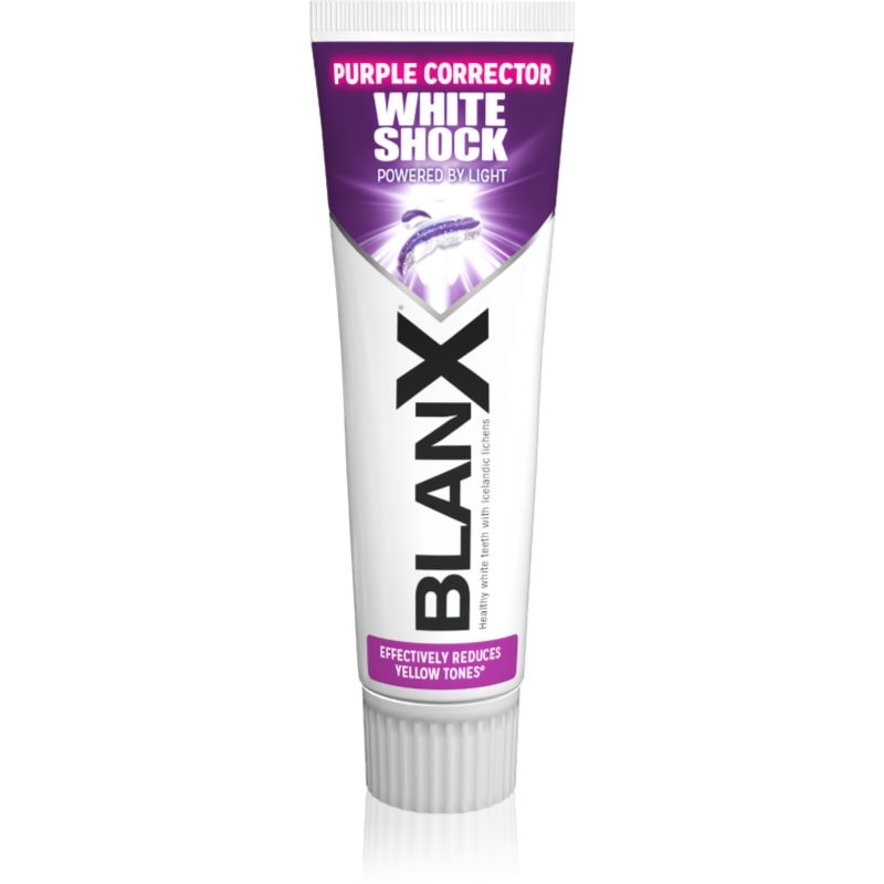 BlanX White Shock Purple избелваща паста за зъби с лилави пигменти - Грижа за зъбите - Сравни цени от 1 магазин с безплатна доставка