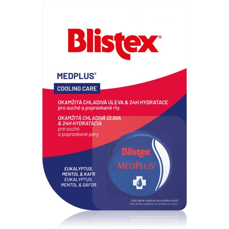 Blistex MedPlus охлаждащ балсам за сухи и напукани устни - Грижа за лице - Сравни цени от 1 магазин с безплатна доставка