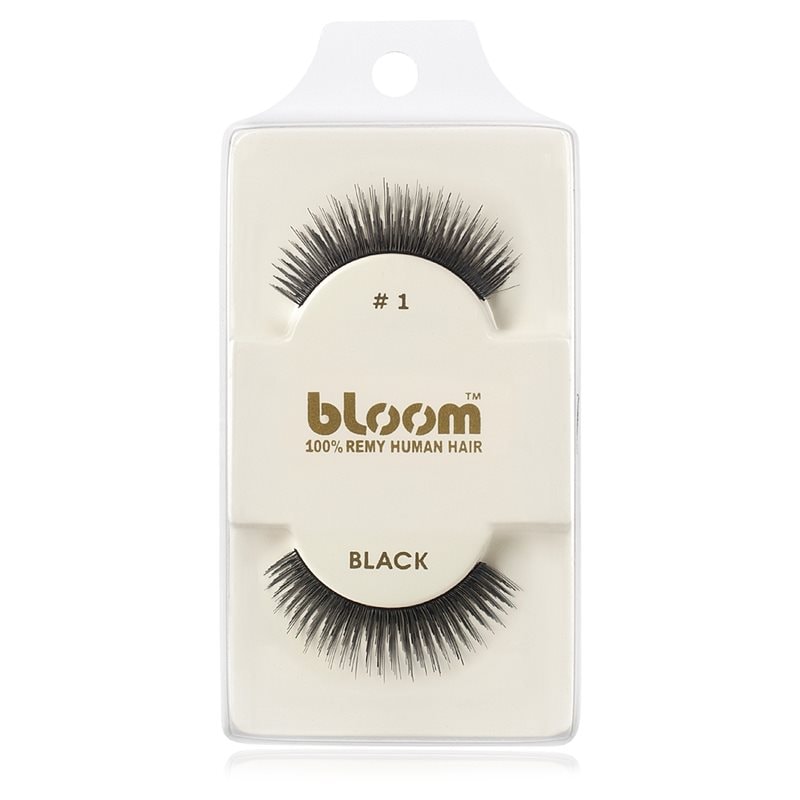 Bloom Natural изкуствени мигли от естествен косъм No. 1 (Black) - Грим - Сравни цени от 1 магазин с безплатна доставка