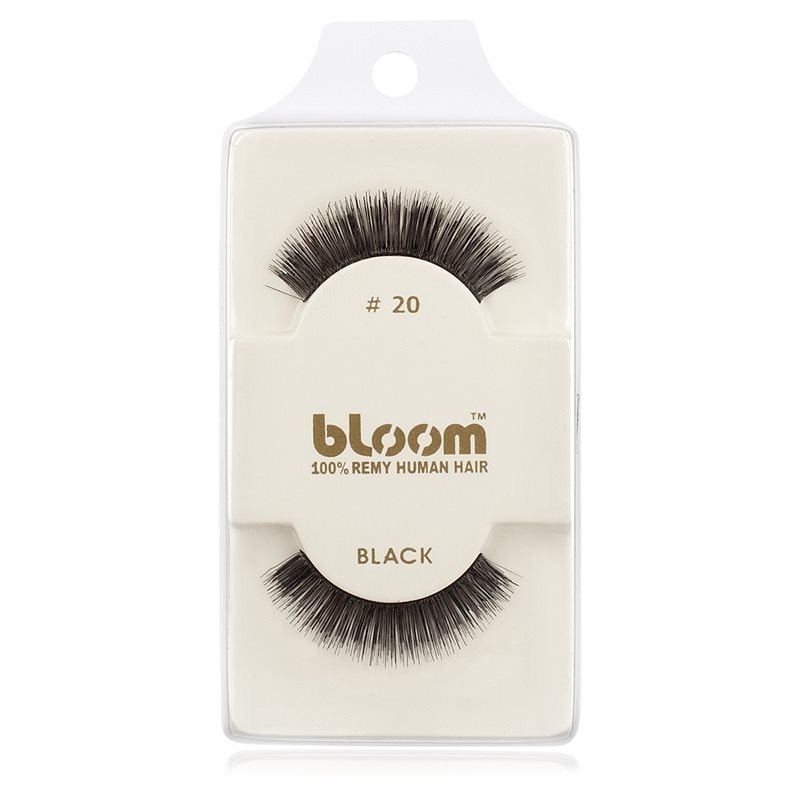Bloom Natural изкуствени мигли от естествен косъм No. 20 (Black) - Грим - Сравни цени от 1 магазин с безплатна доставка