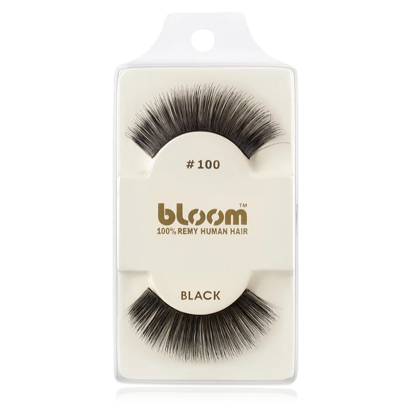 Bloom Natural изкуствени мигли от естествен косъм No. 100 (Black) - Грим - Сравни цени от 1 магазин с безплатна доставка