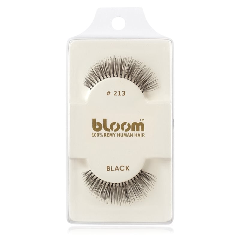 Bloom Natural изкуствени мигли от естествен косъм No. 213 (Black)