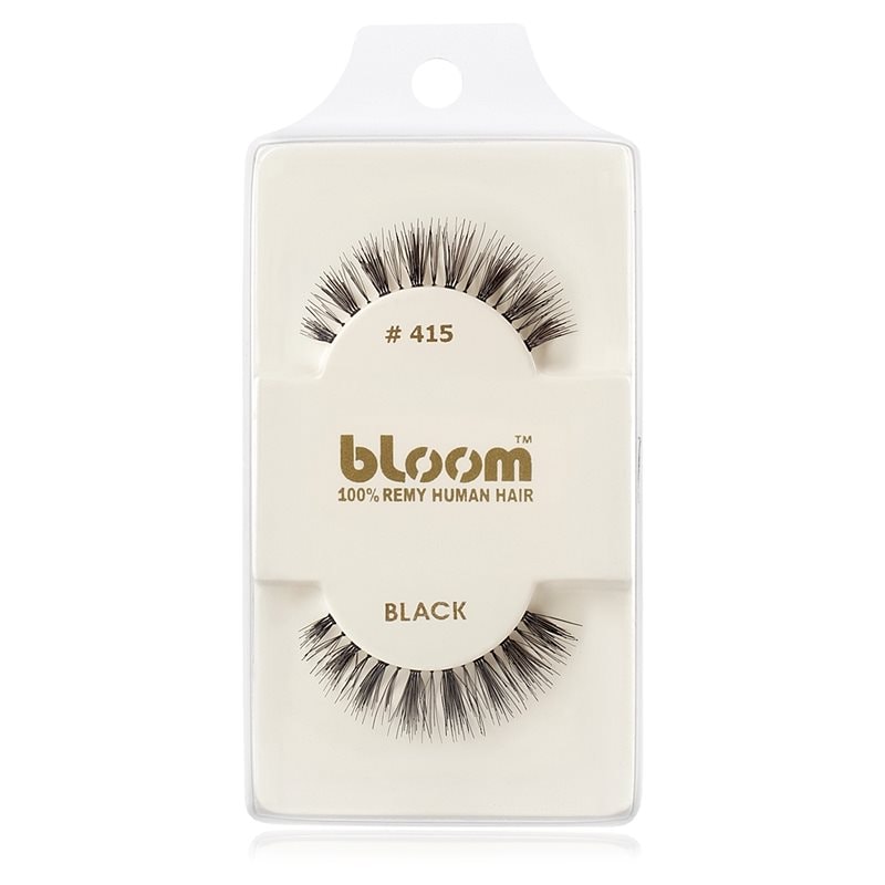 Bloom Natural изкуствени мигли от естествен косъм No. 415 (Black) - Грим - Сравни цени от 1 магазин с безплатна доставка