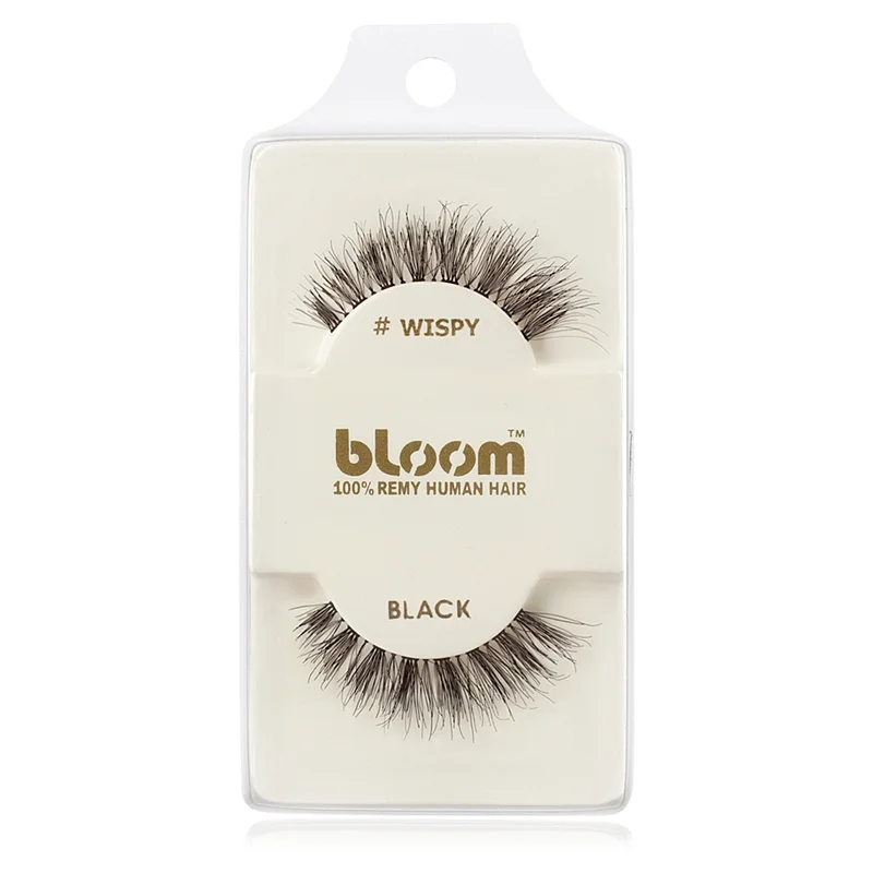 Bloom Natural изкуствени мигли от естествен косъм (Wispy, Black) - Грим - Сравни цени от 1 магазин с безплатна доставка