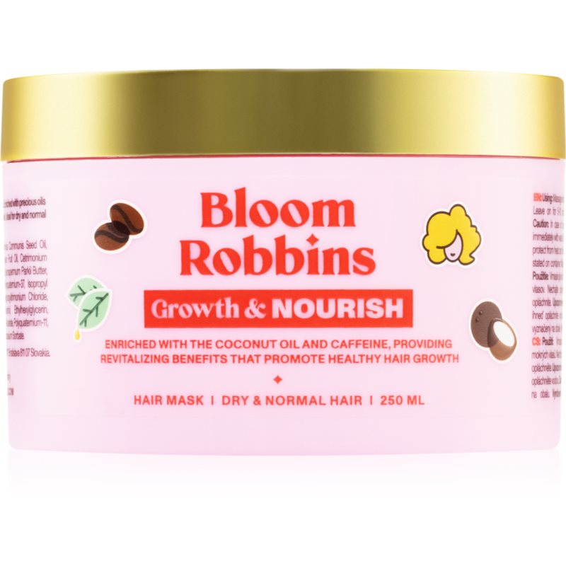Bloom Robbins Bloom Robbins Growth & Nourish Hair Mask подхранваща маска за коса за всички видове коса - Унисекс парфюм 250мл - Сравни цени от 1 магазин с безплатна доставка