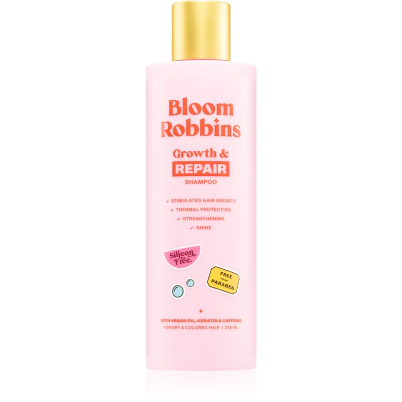 Bloom Robbins Bloom Robbins Growth & Repair шампоан за суха и увредена коса - Унисекс парфюм 250мл - Сравни цени от 1 магазин с безплатна доставка