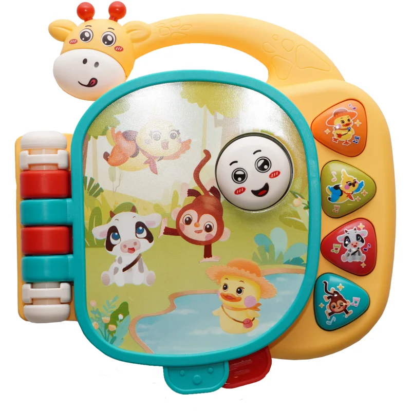 Bo Jungle Musical Giraffe Booklet музикална играчка 12m+