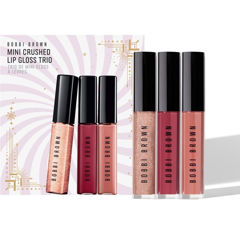 Bobbi Brown Holiday Mini Crushed Oil-Infused Gloss Trio хидратиращ блясък за устни подаръчен комплект - Комплект - Сравни цени от 1 магазин с безплатна доставка