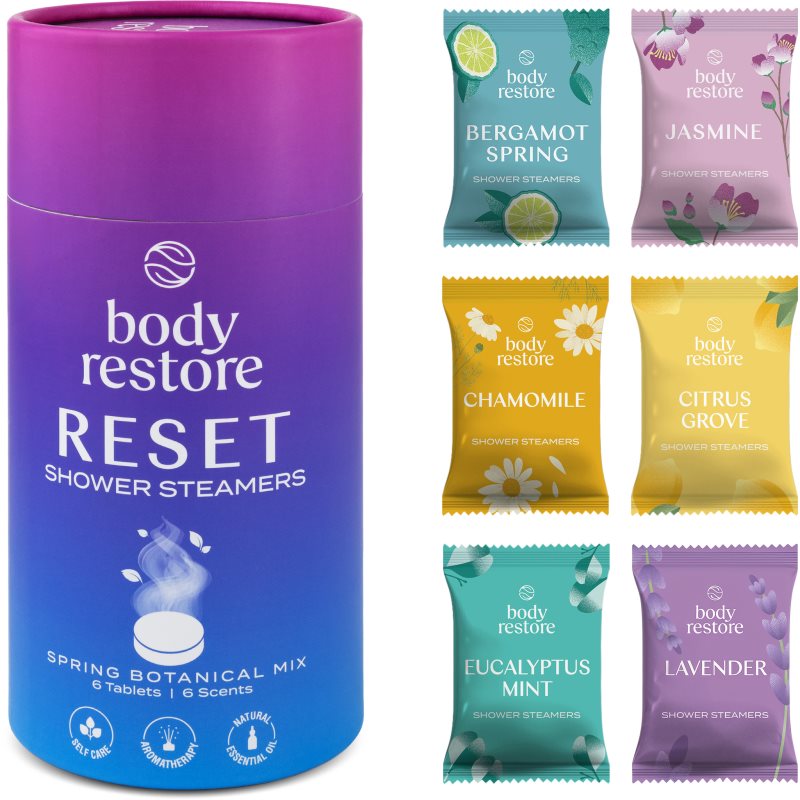 Body Restore Reset Shower Steamers таблетки за душ аромати Spring Botanical Mix - Грижа за тяло - Сравни цени от 1 магазин с безплатна доставка
