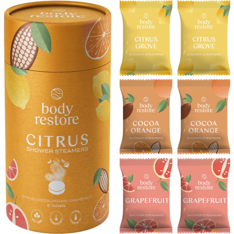 Body Restore Body Restore Citrus Shower Steamers таблетки за душ - Унисекс парфюм 6мл - Сравни цени от 1 магазин с безплатна доставка