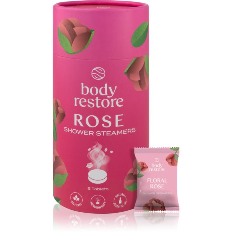 Body Restore Rose Shower Steamers таблетки за душ с аромат на рози