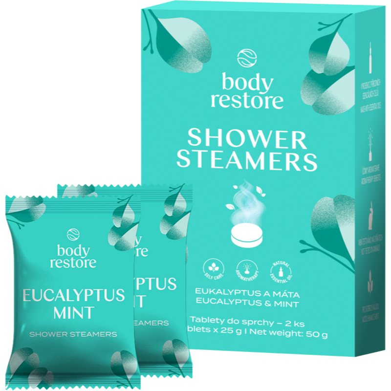 Body Restore Eucalyptus & Mint Shower Steamers таблетки за душ - Грижа за тяло - Сравни цени от 1 магазин с безплатна доставка
