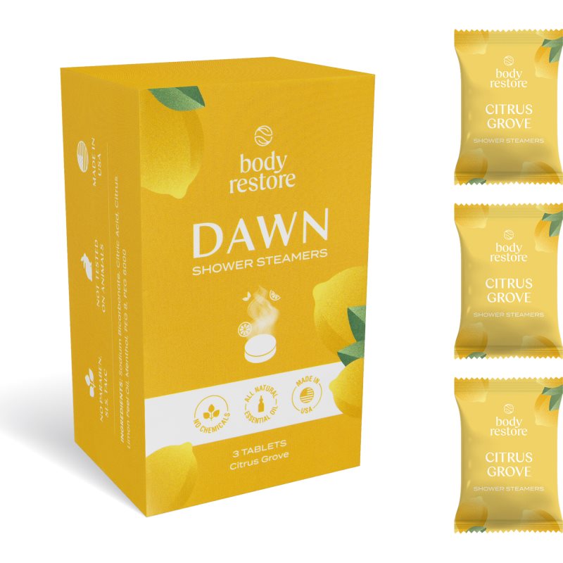 Body Restore Dawn таблетки за душ аромати Citrus Groove - Грижа за тяло - Сравни цени от 1 магазин с безплатна доставка