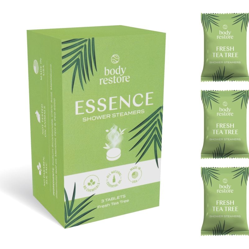 Body Restore Essence Shower Steamers таблетки за душ аромати Fresh Tea Tree