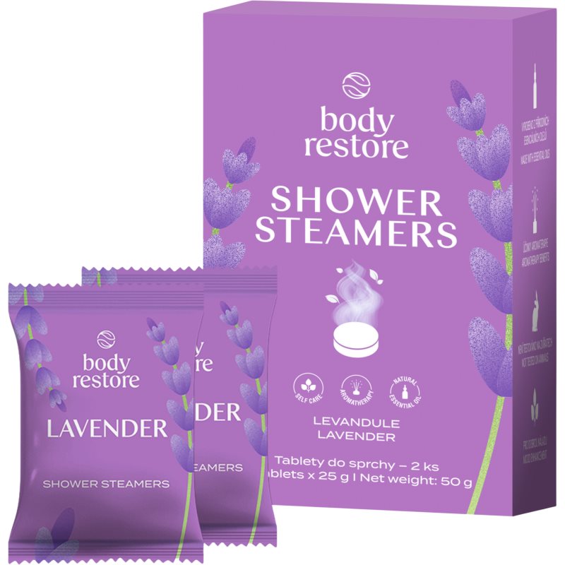 Body Restore Lavender Shower Steamers таблетки за душ с екстракт от лавандула - Грижа за тяло - Сравни цени от 1 магазин с безплатна доставка