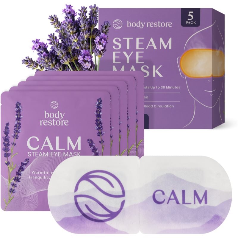 Body Restore Steam Eye Mask Lavender маска за околоочната зона с екстракт от лавандула