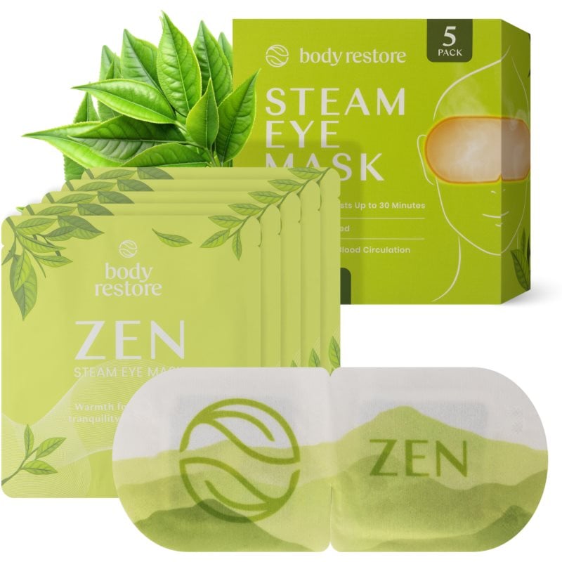 Body Restore Steam Eye Mask Green Tea маска за околоочната зона