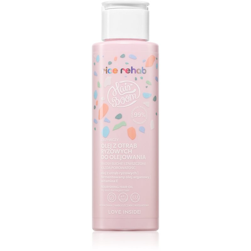 BodyBoom HairBoom Rice Rehab Nourishing Oil хидратиращо олио за суха и увредена коса - Грижа за коса - Сравни цени от 1 магазин с безплатна доставка