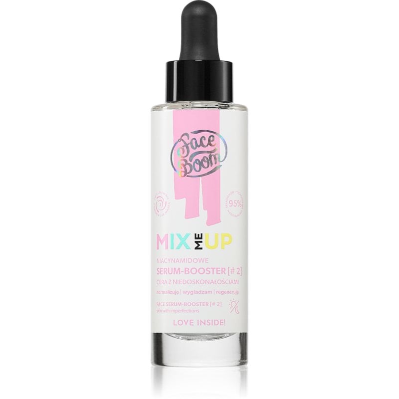 BodyBoom Mix Me Up Niacinamide Serum-Booster озаряващ серум за кожа с несъвършенства