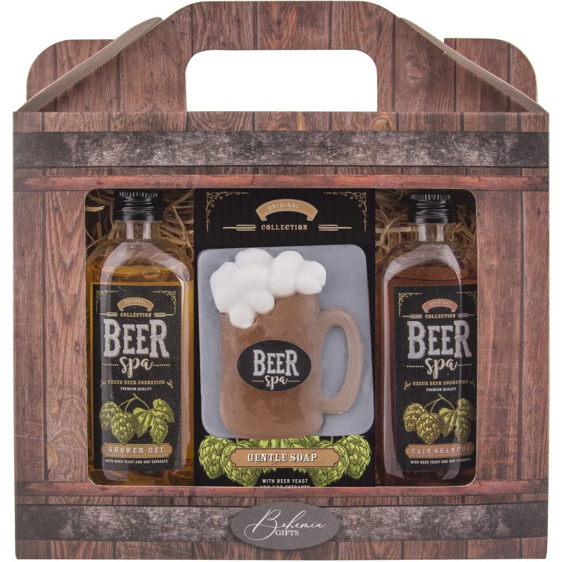Bohemia Gifts & Cosmetics Beer Spa подаръчен комплект за тяло и коса за мъже - Комплект - Сравни цени от 1 магазин с безплатна доставка