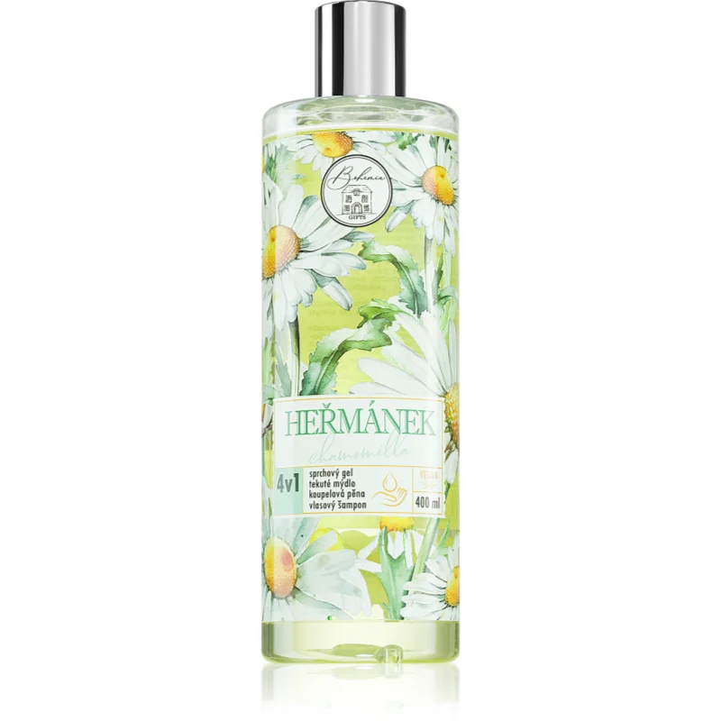 Bohemia Gifts & Cosmetics Flower Line Chamomilla миещ гел за тяло и коса 4 в 1 - Грижа за тяло - Сравни цени от 1 магазин с безплатна доставка