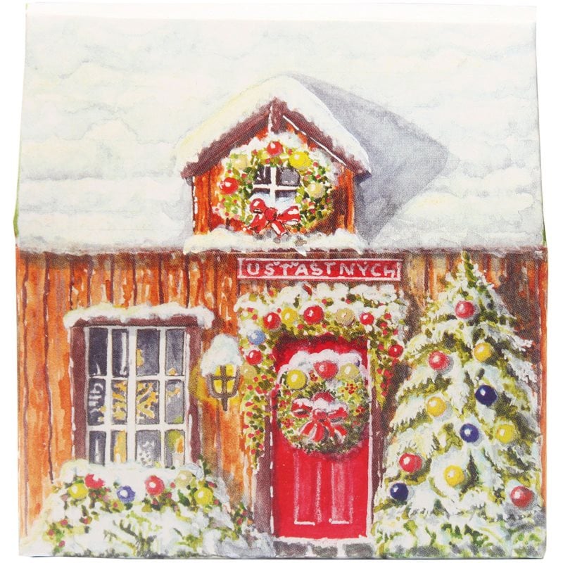 Bohemia Gifts & Cosmetics Little House of Christmas твърд сапун аромати Apple & Cinnamon 80 гр.