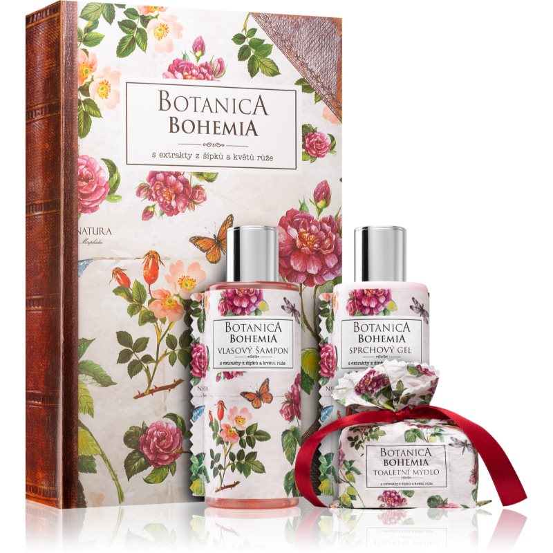 Bohemia Gifts & Cosmetics Bohemia Gifts & Cosmetics Botanica Rose подаръчен комплект с екстракт от диви рози за жени - Дамски парфюм - Сравни цени от 1 магазин с безплатна доставка