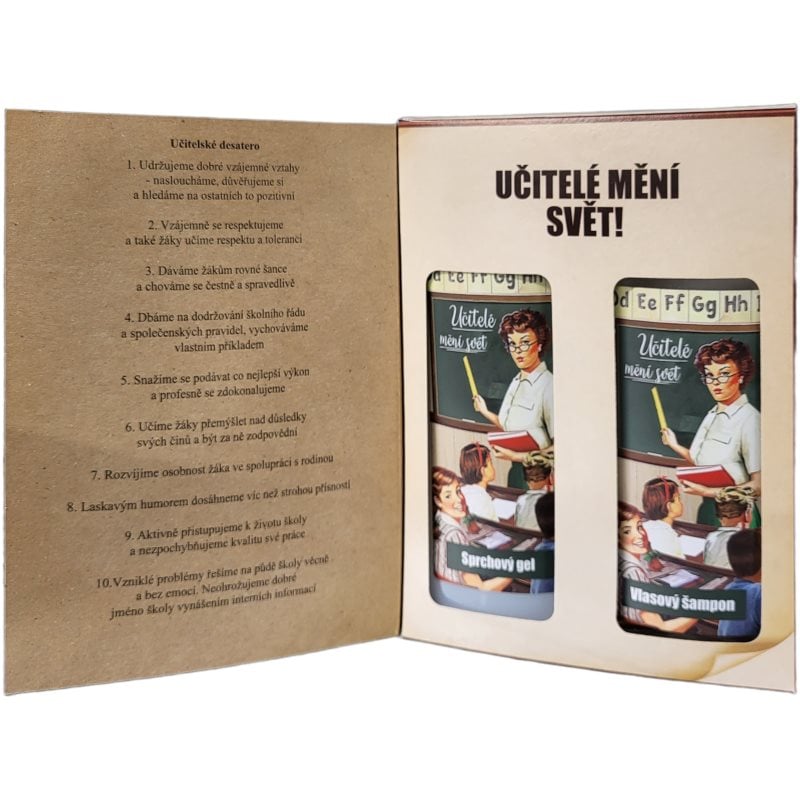 Bohemia Gifts & Cosmetics Book Teachers Change the World подаръчен комплект