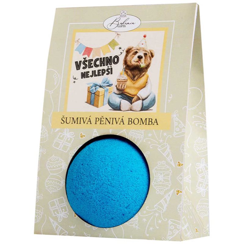 Bohemia Gifts & Cosmetics Bath Bombs Happy Birthday бомбичка за вана 110 гр - Грижа за тяло - Сравни цени от 1 магазин с безплатна доставка