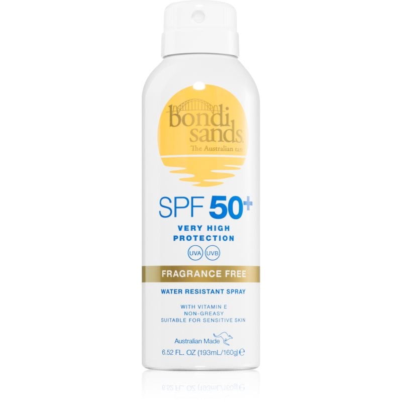 Bondi Sands SPF 50+ Fragrance Free слънцезащитен спрей SPF 50+