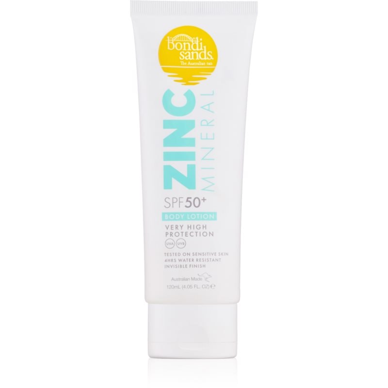 Bondi Sands SPF 50+ Zinc Mineral Body Lotion минерален лосион за тяло SPF 50+ - Грижа за тяло - Сравни цени от 1 магазин с безплатна доставка
