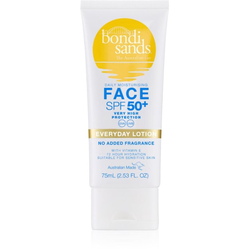 Bondi Sands Bondi Sands SPF 50+ Everyday Face Lotion крем за тен за лице SPF 50+ - Унисекс парфюм 75мл - Сравни цени от 1 магазин с безплатна доставка