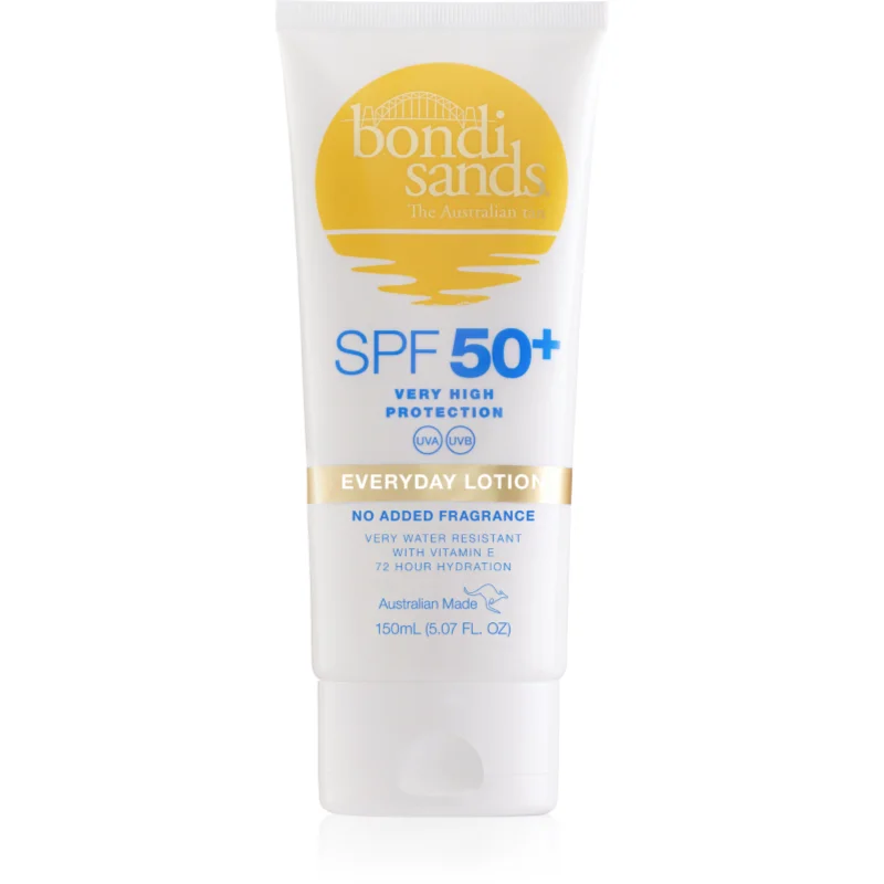 Bondi Sands SPF 50+ Everyday Body Lotion слънцезащитен лосион за тяло водоустойчиви SPF 50+ - Грижа за тяло - Сравни цени от 1 магазин с безплатна доставка