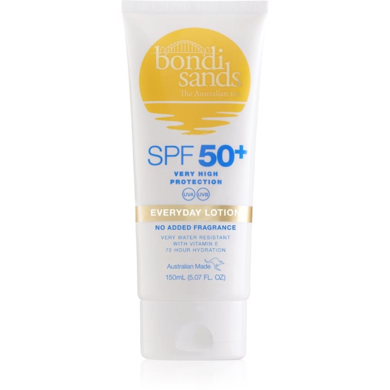 Bondi Sands SPF 50+ Everyday Body Lotion слънцезащитен лосион за тяло водоустойчиви SPF 50+ - Грижа за тяло - Сравни цени от 1 магазин с безплатна доставка