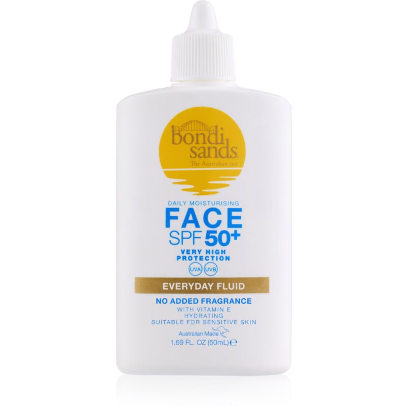 Bondi Sands SPF 50+ Everyday Face Fluid слънцезащитен флуид за лице SPF 50+ - Грижа за лице - Сравни цени от 1 магазин с безплатна доставка