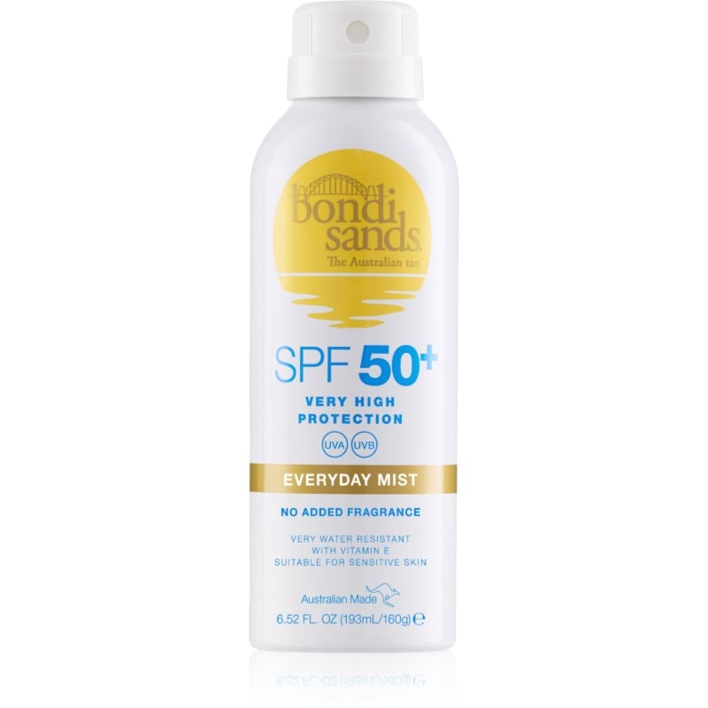 Bondi Sands SPF 50+ Everyday Mist водоустойчив спрей за тен SPF 50+ - Грижа за тяло - Сравни цени от 1 магазин с безплатна доставка