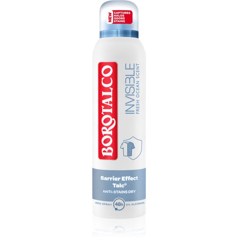 Borotalco Invisible Fresh Ocean дезодорант в спрей с 48 часов ефект