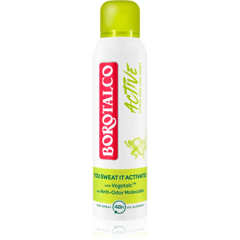Borotalco Active Citrus & Lime дезодорант в спрей 48 часа