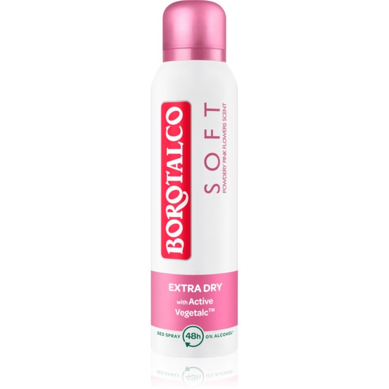 Borotalco Soft Talc & Pink Flower дезодорант в спрей без алкохол - Грижа за тяло - Сравни цени от 1 магазин с безплатна доставка