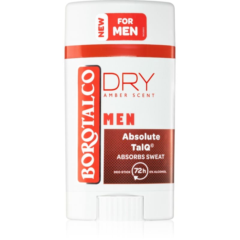 Borotalco Borotalco MEN Dry дезодорант стик 72 ч. за мъже Amber Scent - Мъжки парфюм 40мл - Сравни цени от 1 магазин с безплатна доставка
