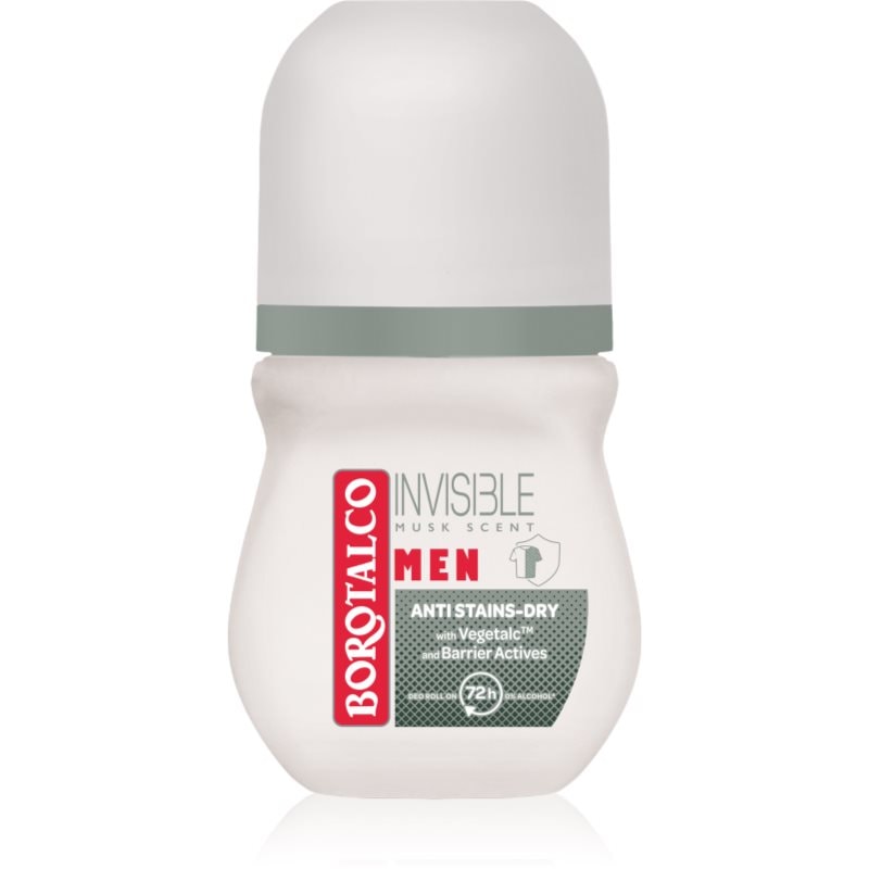 Borotalco MEN Invisible дезодорант roll-on 72 ч. аромати Musk - Грижа за тяло - Сравни цени от 1 магазин с безплатна доставка