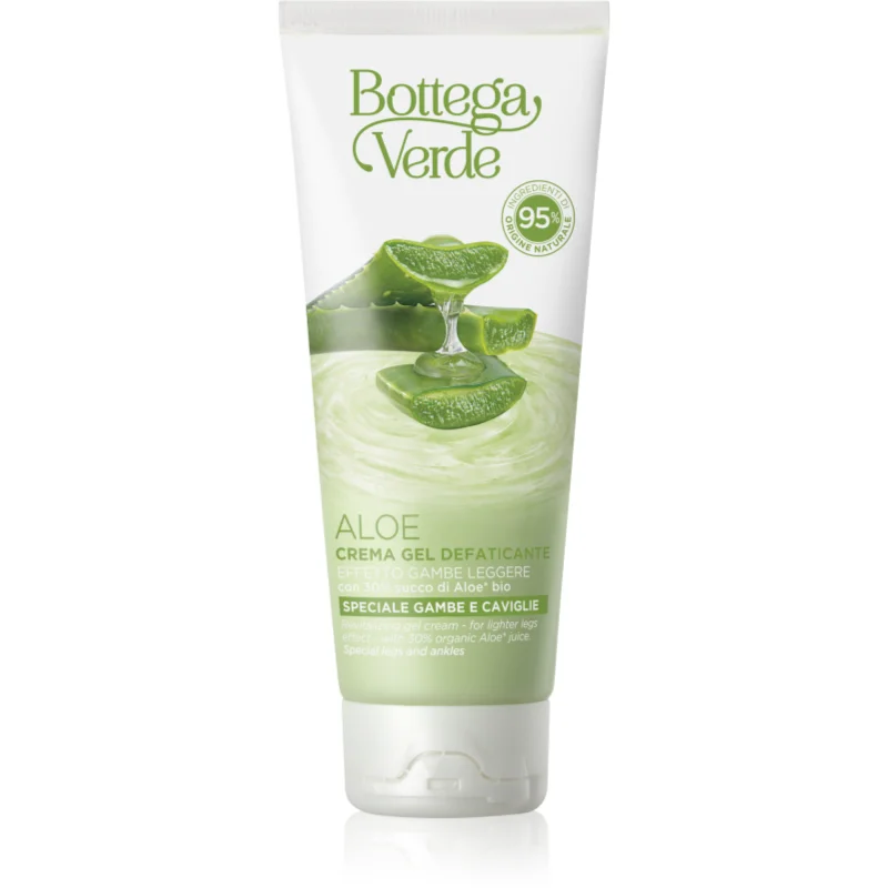 Bottega Verde Aloe Vera хидратиращ и успокояващ гел крем за уморени крака - Грижа за тяло - Сравни цени от 1 магазин с безплатна доставка