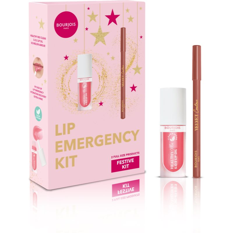 Bourjois Bourjois Lip Emergency Kit коледен подаръчен комплект - Унисекс парфюм - Сравни цени от 1 магазин с безплатна доставка
