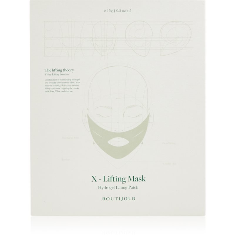 BOUTIJOUR X-Lifting Mask Hydrogel Lifting Patch лифтинг маска за изглаждане на контурите - Грижа за лице - Сравни цени от 1 магазин с безплатна доставка